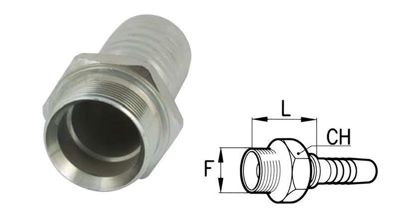 ΥΔΡΑΥΛΙΚΗ ΣΥΝΔΕΣΗ BSP ΑΝΔΡΑΣ DN19-M30X1,5