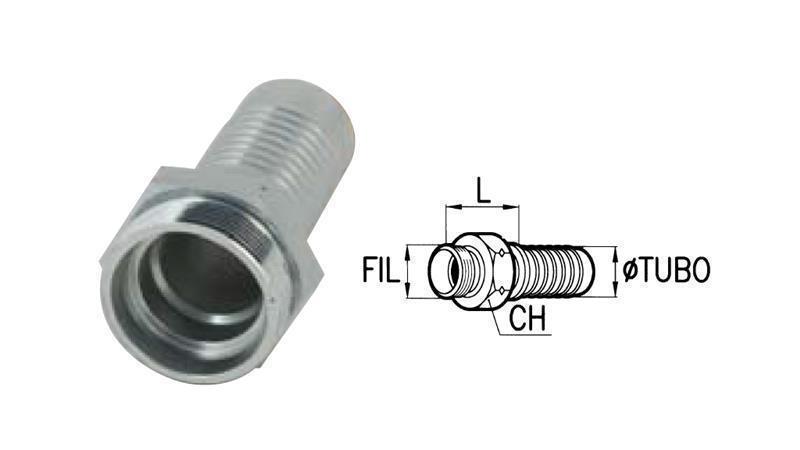ΥΔΡΑΥΛΙΚΗ ΣΥΝΔΕΣΗ CEL 22 L ΜΕ ΑΝΔΡΑ DN19-M30X2