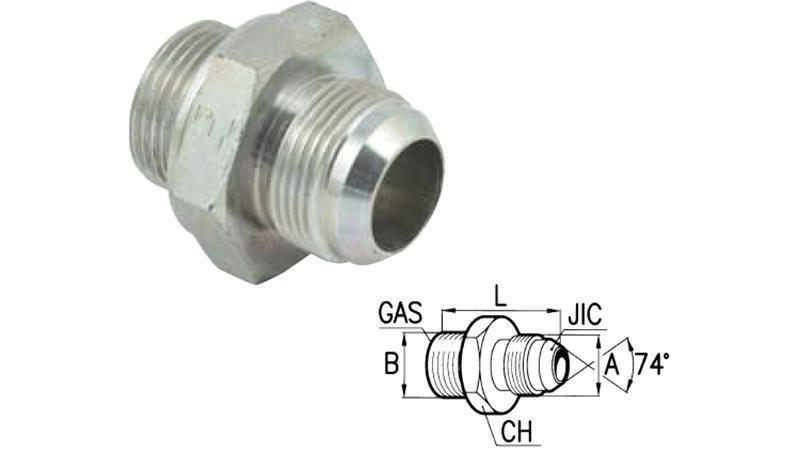 ΥΔΡΑΥΛΙΚΟΣ ΜΕΙΩΤΗΣ 1 5/16'' JIC74°-1 GAS