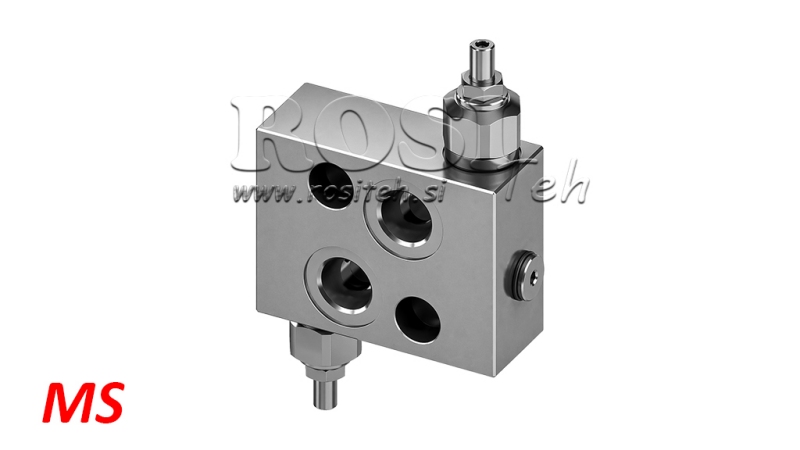 HYDRAULICKÝ PRETLAKOVÝ VENTIL 30-210 BAR PRE HYDROMOTOR MS