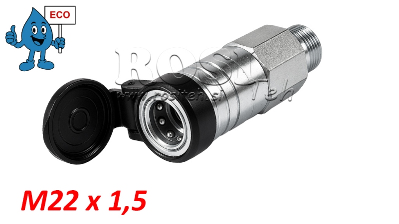 ΓΡΑΝΑΖΩΤΗ ΣΥΝΔΕΣΗ ΤΡΑΚΤΕΡ ΘΗΛΥΚΗ 3CFPV PUSH - PULL M22X1.5 - ECO