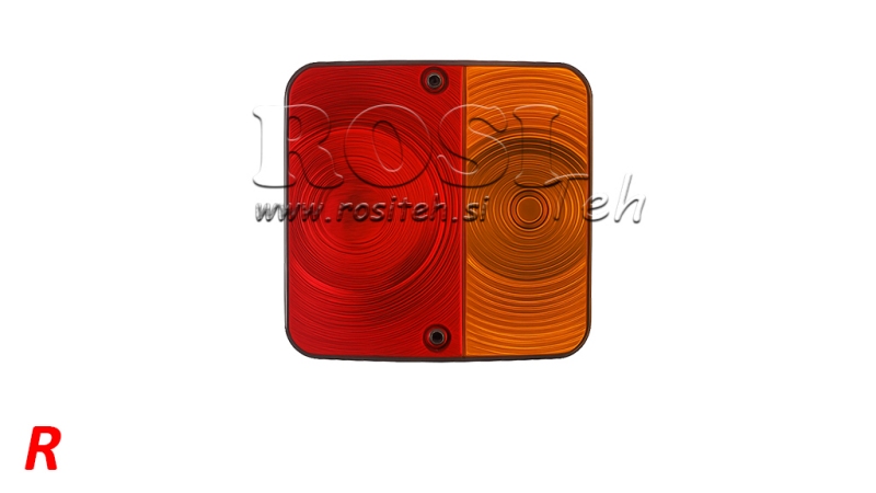 LUČ ZADNJA DESNA KVADRATNA 2 POZ