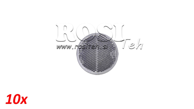 ΣΤΡΟΓΓΥΛΟΙ ΑΝΑΚΛΑΣΤΗΡΕΣ Φ 60 ΛΕΥΚΟΙ (10ΤΕΜ)