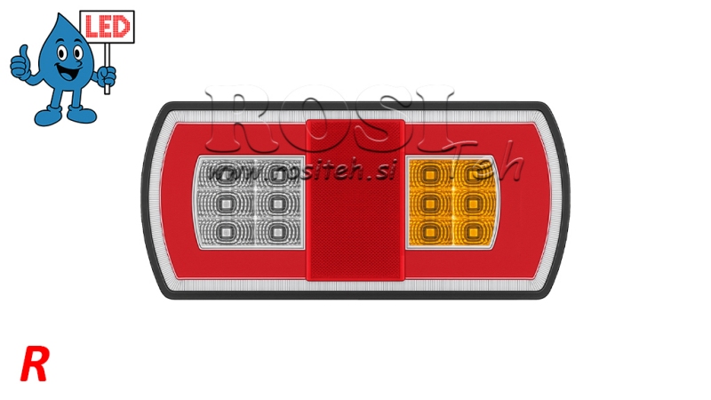 LED ΠΙΣΩ ΦΩΤΙΣΜΟΣ ΣΥΝΔΥΑΣΜΕΝΟΣ 12/24V ΔΕΞΙΟΣ