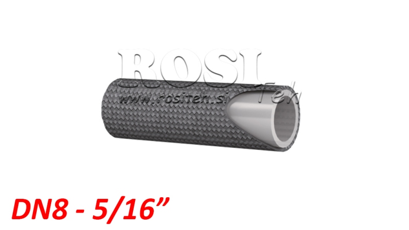 GLATTSCHLAUCH PTFE SAE100 R14 DN8 (5/16) 150 BAR