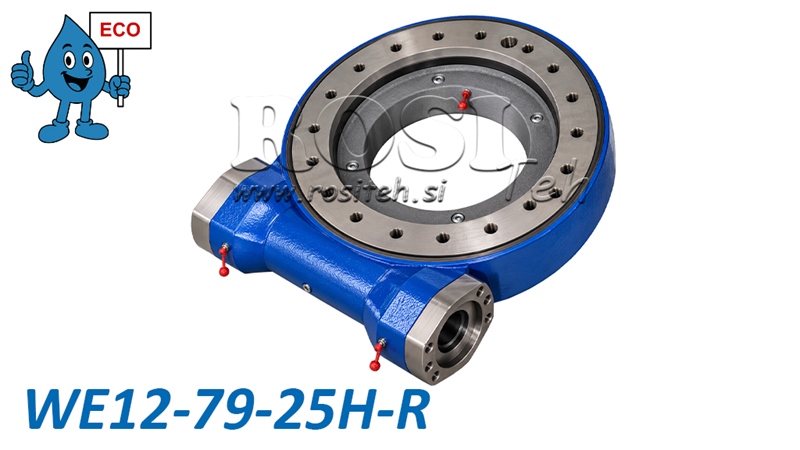 ΠΕΡΙΣΤΡΟΦΙΚΟΣ ΜΗΧΑΝΙΣΜΟΣ ΜΕ ΑΤΕΡΜΟΝΑ ΚΟΧΛΙΑ ΣΕΙΡΑ WEA12 - 9,36 kNm - ΣΧΕΣΗ ΜΕΤΑΔΟΣΗΣ 79:1 - ECO