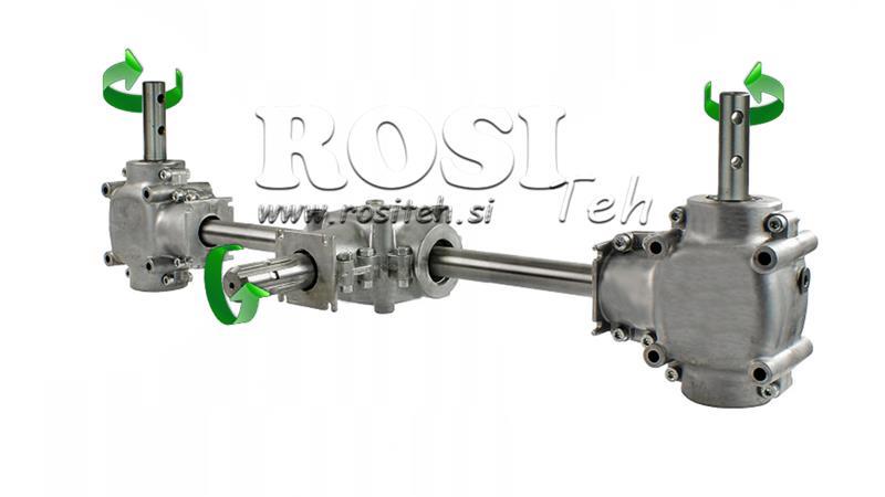 ΣΕΤ ΜΕΙΩΤΩΝ 1:1.35 (22HP-16kW) ΓΙΑ ΤΡΙΠΛΟ ΓΡΑΝΑΖΙ L:770