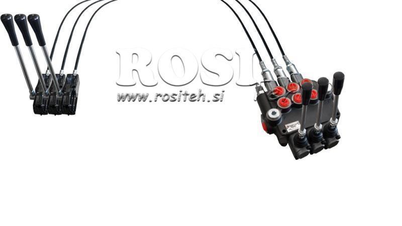 JOYSTICK ΔΙΠΛΗΣ ΛΑΒΗΣ 3 μ ΥΔΡΑΥΛΙΚΗ ΒΑΛΒΙΔΑ 3xP80 λίτρα