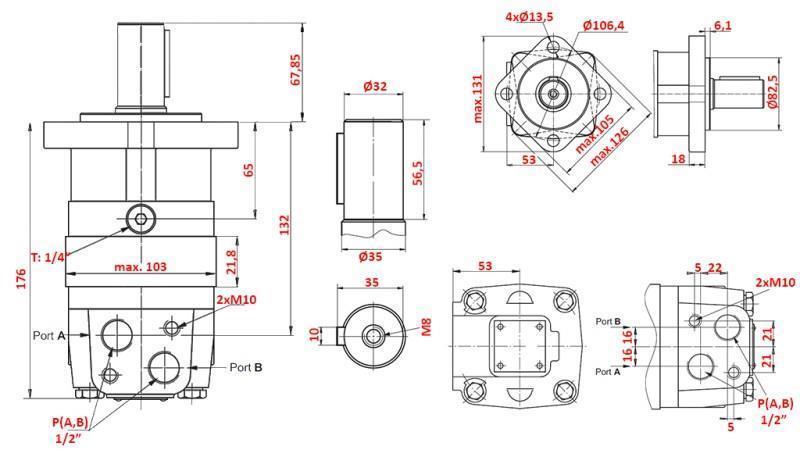 ΥΔΡΑΥΛΙΚΟΣ ΚΙΝΗΤΗΡΑΣ MS 125