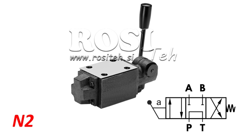 ΥΔΡΑΥΛΙΚΗ ΧΕΙΡΟΚΙΝΗΤΗ ΒΑΛΒΙΔΑ CETOP N2