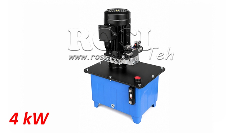 ΜΙΝΙ ΥΔΡΑΥΛΙΚΗ ΜΟΝΑΔΑ ΙΣΧΥΟΣ 380V AC (4 kW) - 8 cc - 12 lit/min - δεξαμενή 25 lit