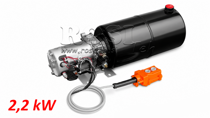 MINI ΥΔΡΑΥΛΙΚΗ ΜΟΝΑΔΑ ΥΔΡΑΥΛΙΚΗΣ ΙΣΧΥΟΣ 24V DC - 2.2kW = 2.1cc - 12 lit