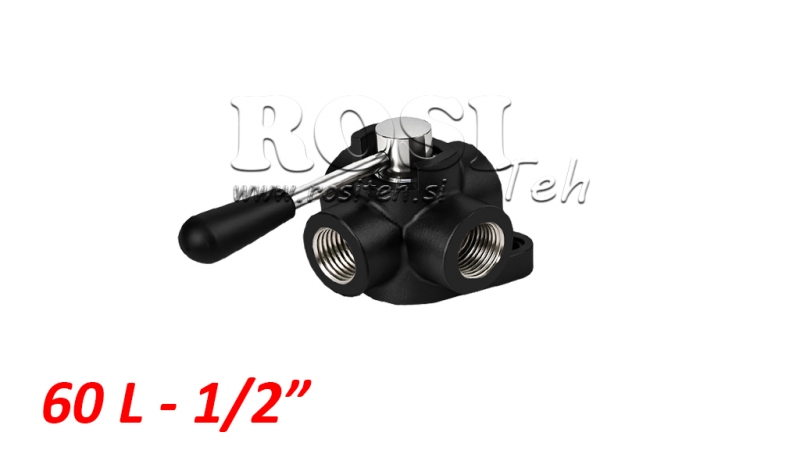 ΧΕΙΡΟΚΙΝΗΤΗ 4-ΔΙΑΔΡΟΜΗ ΒΑΛΒΙΔΑ IF 1/2 - 60LIT