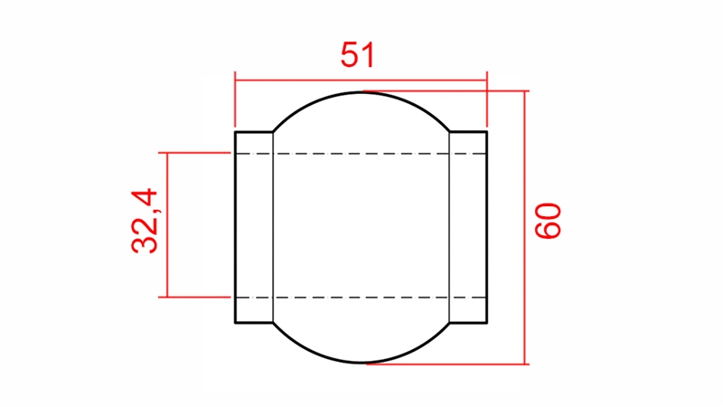 ΜΠΑΛΑ ΓΙΑ ΤΟΠ ΣΥΝΔΕΣΜΟ 60/32.4