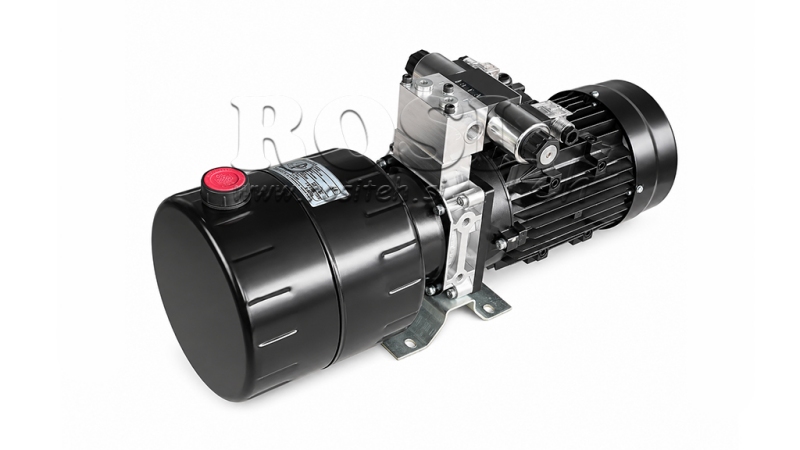 MINI HYDRAULISK POWER-PACK 380V AC (1.5 kW) - 5.8 cc - 8.2 lit/min - tank 6 lit