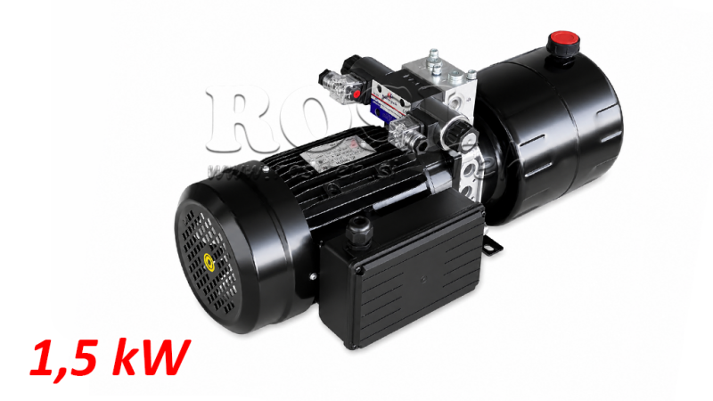 ΜΙΚΡΗ ΥΔΡΑΥΛΙΚΗ ΜΟΝΑΔΑ ΙΣΧΥΟΣ 230V AC (1.5 kW) - 5.8 cc - 8.2 lit/min - δεξαμενή 6 lit