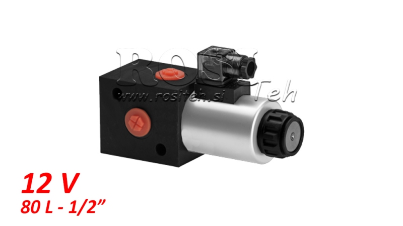 3-WAY VALVE 1/2 12V - 80LIT