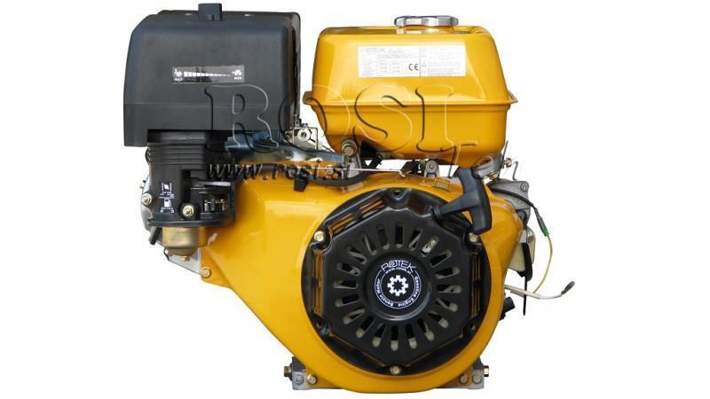 κινητήρας βενζίνης EG4-420cc-9.6kW-13.1HP-3,600 RPM-E-KW25x88.5-ηλεκτρική εκκίνηση