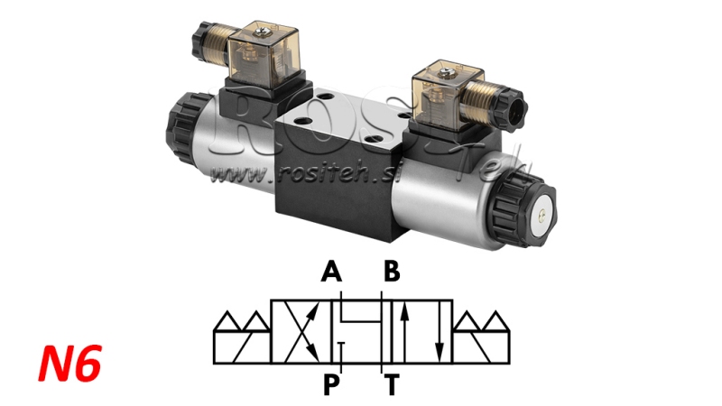 HÜDRAULILINE ELEKTROMAGNETVENTIIL KV-4/3 CETOP 3 N6