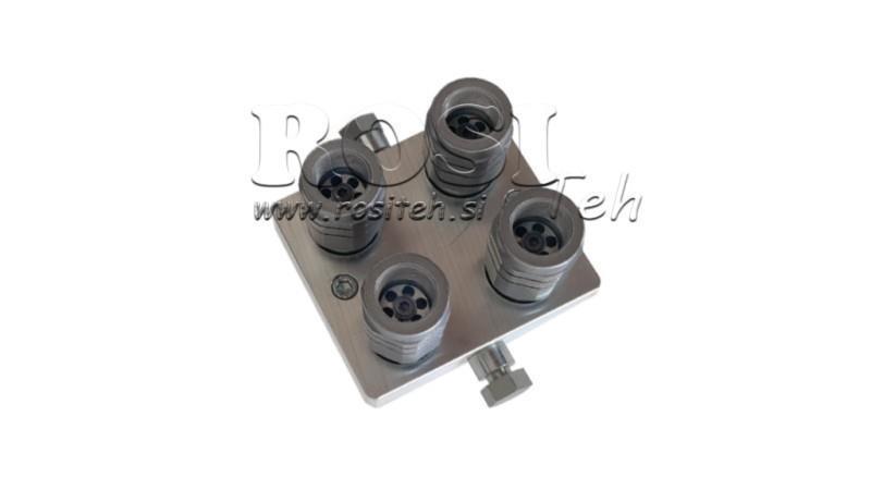 MULTI-FASTER SPOJKA 4cestná BSP1/2 NOVÝ TYP SPOJOVACÍ ČÁSTI