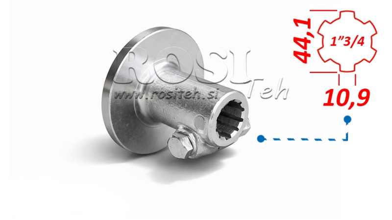 KARDANSKI NASTAVEK 1-3/4-PRIROBNICA 150 mm Z ZATIČEM