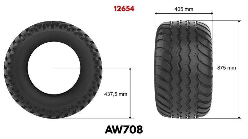 400/60-15,5 ΕΛΑΣΤΙΚΌ AW708 (14 PR)
