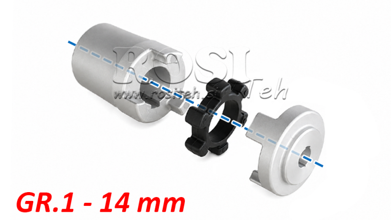 ΕΛΑΣΤΙΚΗ ΔΙΑΣΥΝΔΕΣΗ ND2 (0.25-0.37KW)  14MM/GR1