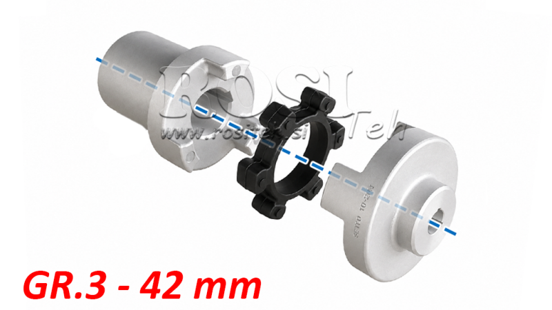 GUMMIKOBLING INNSATS ND43C (11-15KW)  42MM/GR3