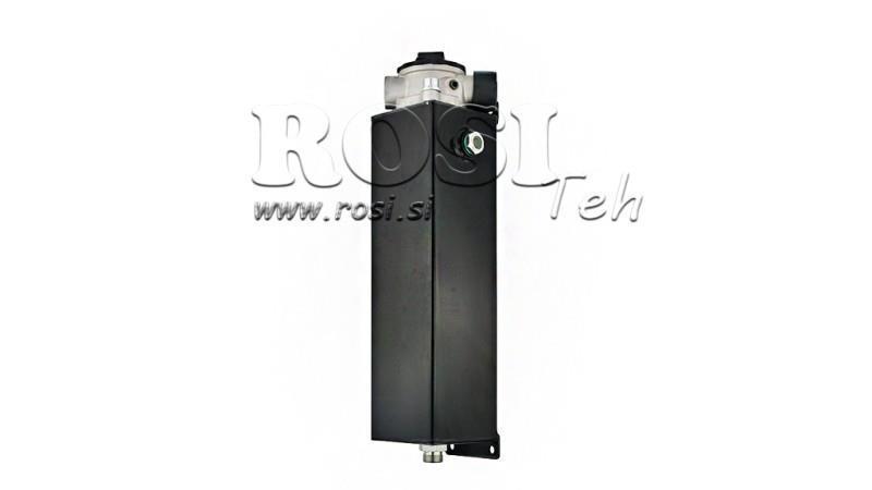 ΜΕΤΑΛΛΙΚΟΣ ΔΕΞΑΜΕΝΗ 3 ΛΙΤΡΩΝ ΚΥΒΟΣ 100x113x350mm ΠΛΗΡΗΣ ΜΕ ΕΞΟΠΛΙΣΜΟ