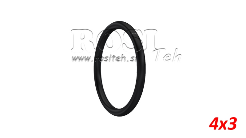 O-RING RUBBER - 4X3