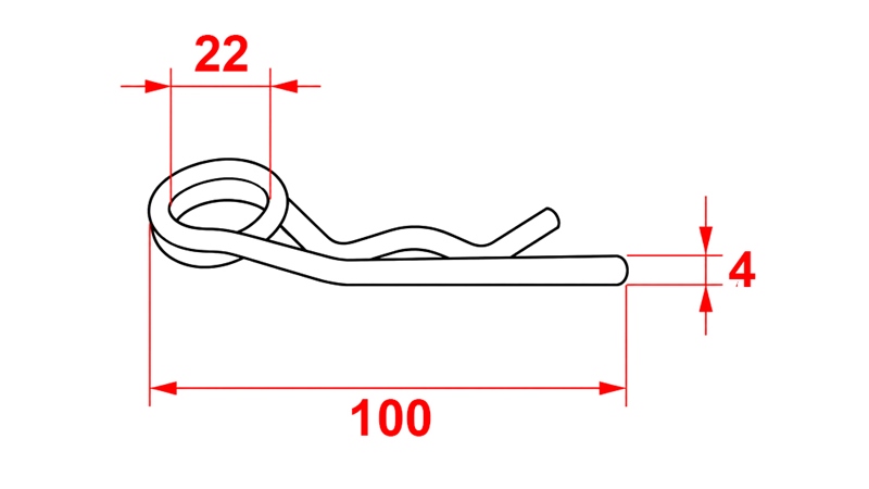 ΣΕΤ ΑΣΦΑΛΕΙΑΣ CLIP ΔΙΠΛΟ Φ 4 MM (5ΤΕΜ)
