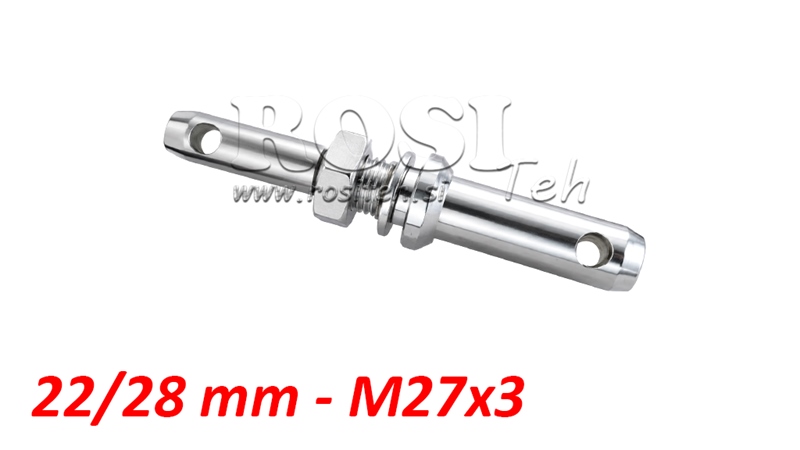 ΠΙΝΑΣ ΣΤΗΡΙΞΗΣ FI22/28MM ΜΕ ΣΠΕΙΡΩΜΑ M27X3