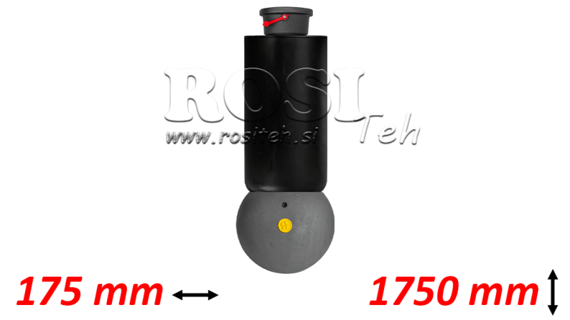 ΤΗΛΕΣΚΟΠΙΚΟΣ ΚΥΛΙΝΔΡΟΣ - MEILLER KIPPER 5 ΕΚΤΑΣΕΙΣ 175MM - 15 ΤΟΝ ΔΙΑΔΡΟΜΗ 1750MM