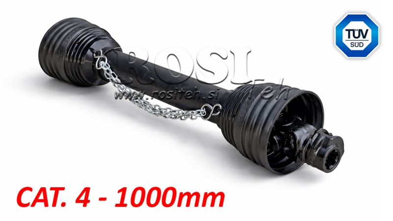 CE СЕРТИФИЦИРАН КАРДАНЕН ВАЛ PROFI LINE КАТ.4 ДЪЛЖИНА 1000mm