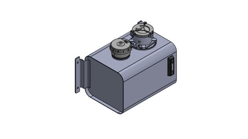 ΜΕΤΑΛΛΙΚΗ ΔΕΞΑΜΕΝΗ ΚΑΠΑΚΙ 20 Λιτ 265x290x400mm