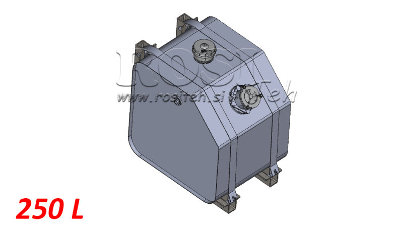 ΜΕΤΑΛΛΙΚΗ ΔΕΞΑΜΕΝΗ TOP 250 ΛΙΤ 600X600X800MM