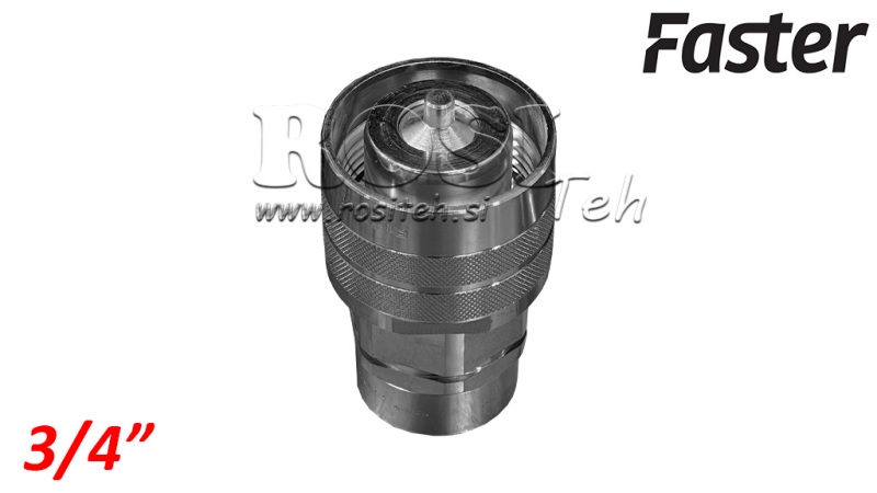 SCHNELL KUPPLUNG MIT GEWINDE CVV MÄNNLICH 3/4