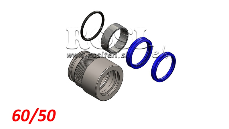 SET TESNIL ZA HIDRAVLIČNI CILINDER MONO 60/50