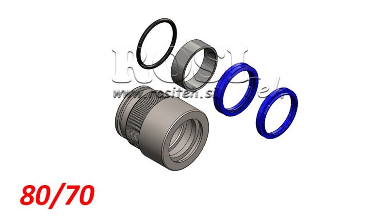 SET TESNIL ZA HIDRAVLIČNI CILINDER MONO 80/70