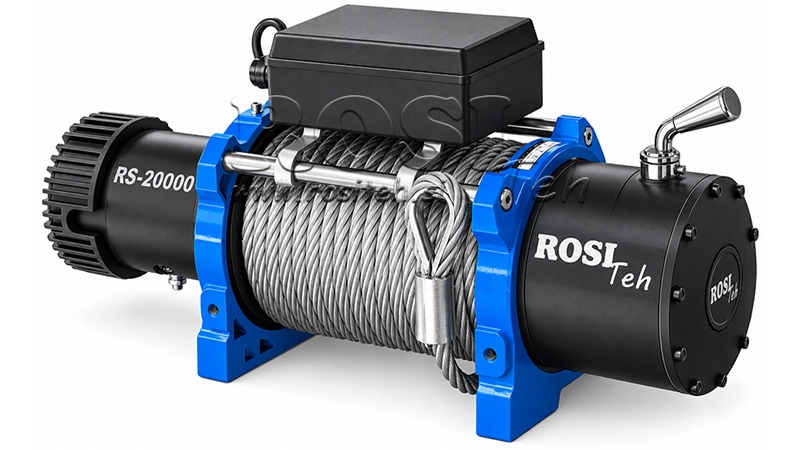 24 V ΗΛΕΚΤΡΙΚΌ ΒΑΡΟΎΛΚΟ RS-20000 - 9100 KG - ΣΥΡΜΑΤΌΣΧΟΙΝΟ - ECO