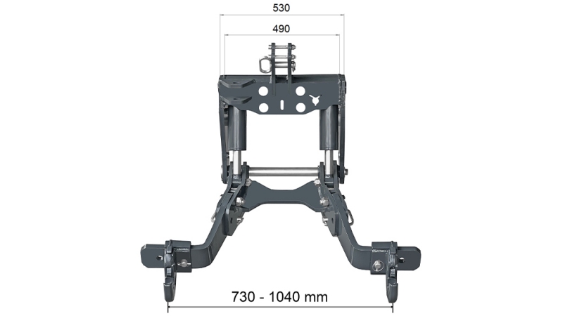 ΜΠΡΟΣΤΙΝΑ ΥΔΡΑΥΛΙΚΑ UNIVERSAL KIT FLEX 2KAT ΓΙΑ ΤΡΑΚΤΕΡ 1500KG