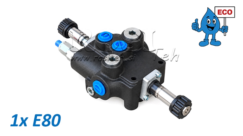 HÜDRAULILINE SOLENOIDVENTIIL (ILMA POOLIDETA) – 1-SEKTSIOONILINE SUUNAVENTIIL 1xE80 ECO