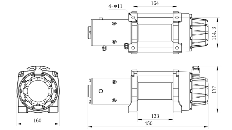 12 V ΗΛΕΚΤΡΙΚΌ ΒΑΡΟΎΛΚΟ RS-8000 - 3620 KG - ΣΥΡΜΑΤΌΣΧΟΙΝΟ - ECO