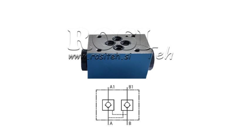 ZPĚTNÝ VENTIL CETOP 3 (AinB)