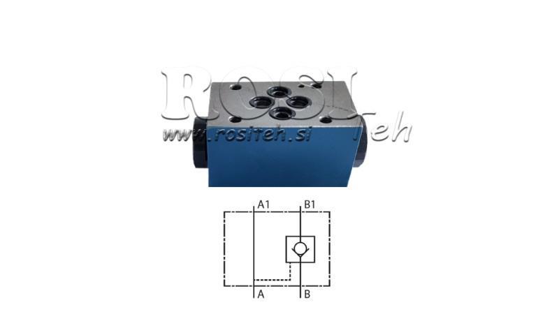 ZPĚTNÝ VENTIL CETOP 3 (B)