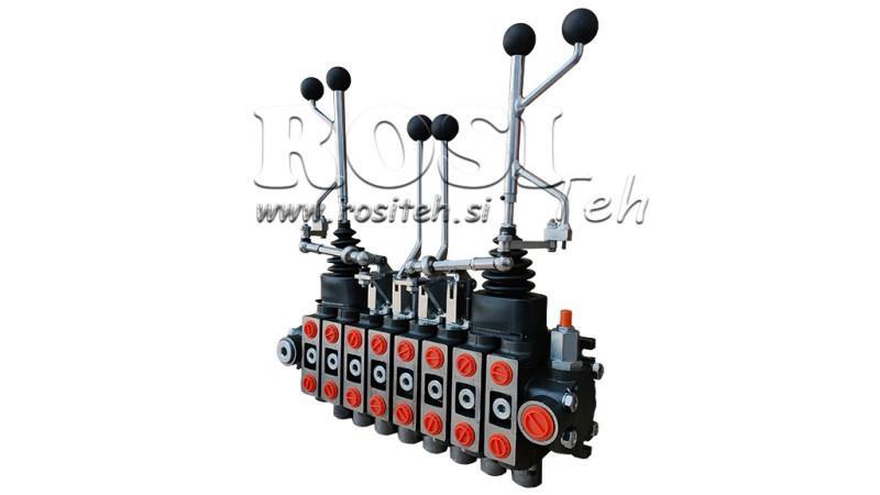 HIDRAVLIČNI VENTIL HIAB 8xPC70 2X EURO JOYSTICK 3 POZ