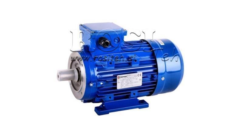 0,55kW-ELEKTRO MOTOR MS 80 2-6_900vrt 3Faz nogice prirobnica-B14