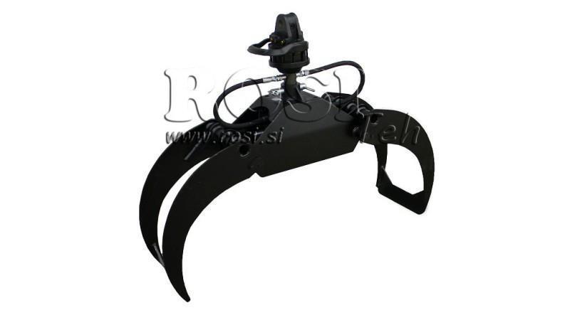 ΔΑΓΚΑΝΑ ΔΑΣΟΚΟΜΙΑΣ LG1200 kg - 1120 mm ΡΟΤΑΤΟΡ 3000/1500 KG ΜΕ ΑΞΟΝΑ