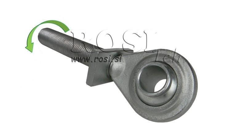 σπειρωτός γάντζος για συσκευή έλξης κατηγορίας 3 m36x3 αριστερό σπείρωμα