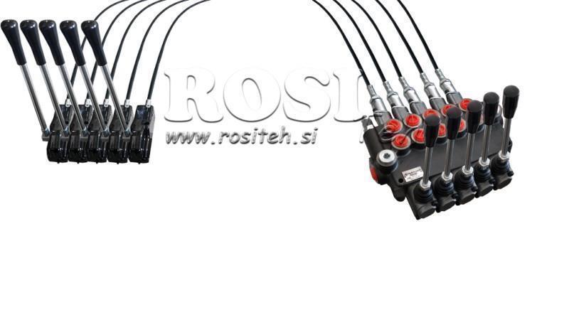 JOYSTICK ΔΙΠΛΗΣ ΛΑΒΗΣ 3 m ΥΔΡΑΥΛΙΚΗ ΒΑΛΒΙΔΑ 5xP40 λίτρα